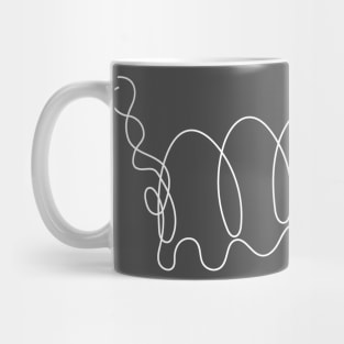 caterpillar line Mug